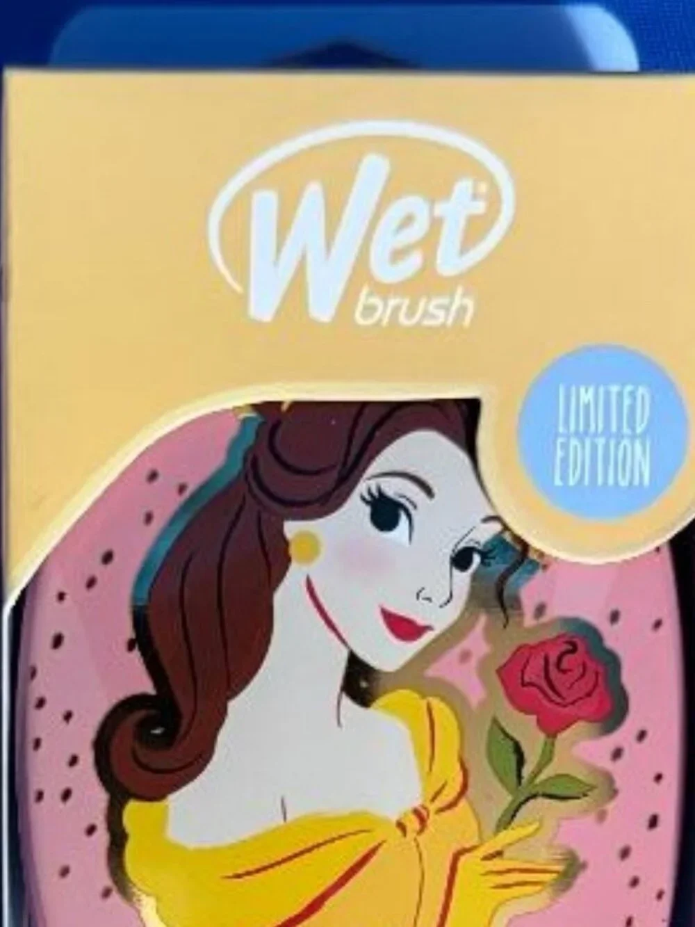 NEW & LIMITED EDITION ULTIMATE PRINCESS BELLE WET BRUSH ORIGINAL DETANGLER BRUSH